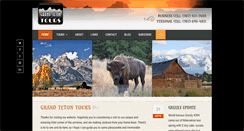 Desktop Screenshot of grandtetontours.com