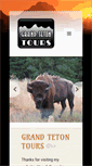 Mobile Screenshot of grandtetontours.com